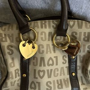 Korean love cat hand bag